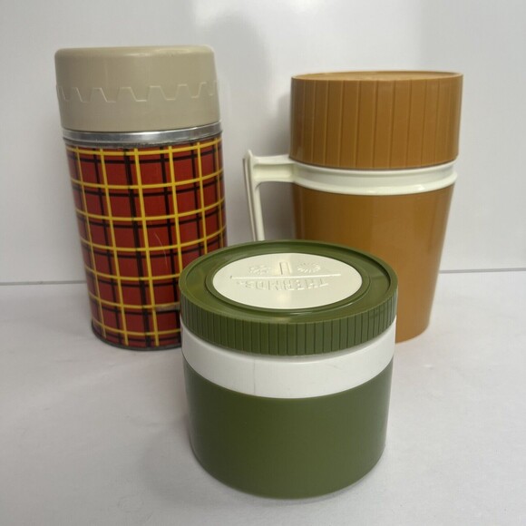 Lot Of 3 Vintage Thermos Containers Jars Bottles - Picture 2 of 8